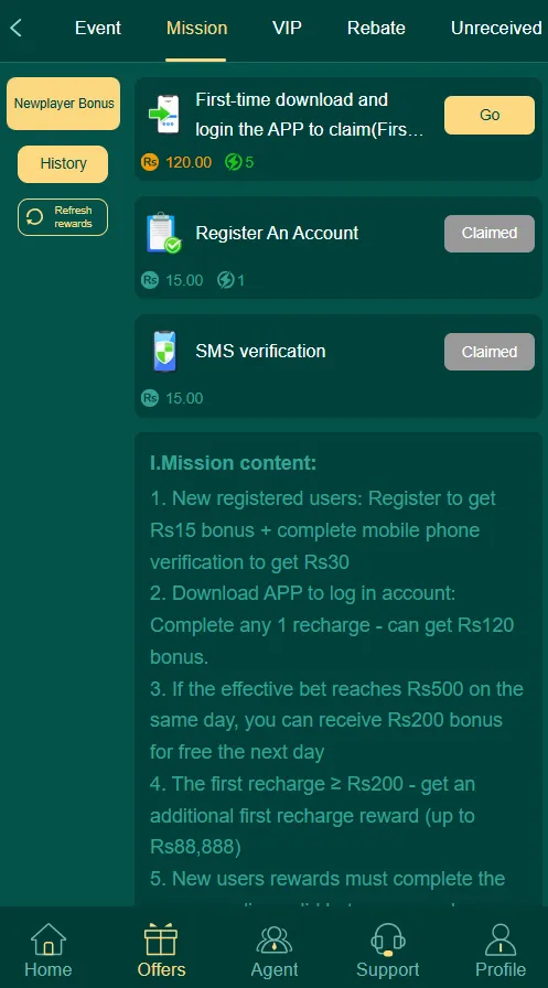 Download PK365 and Get Sign up Bonus