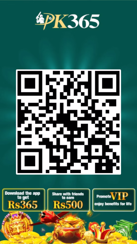 QR Code to download pk365 Game
